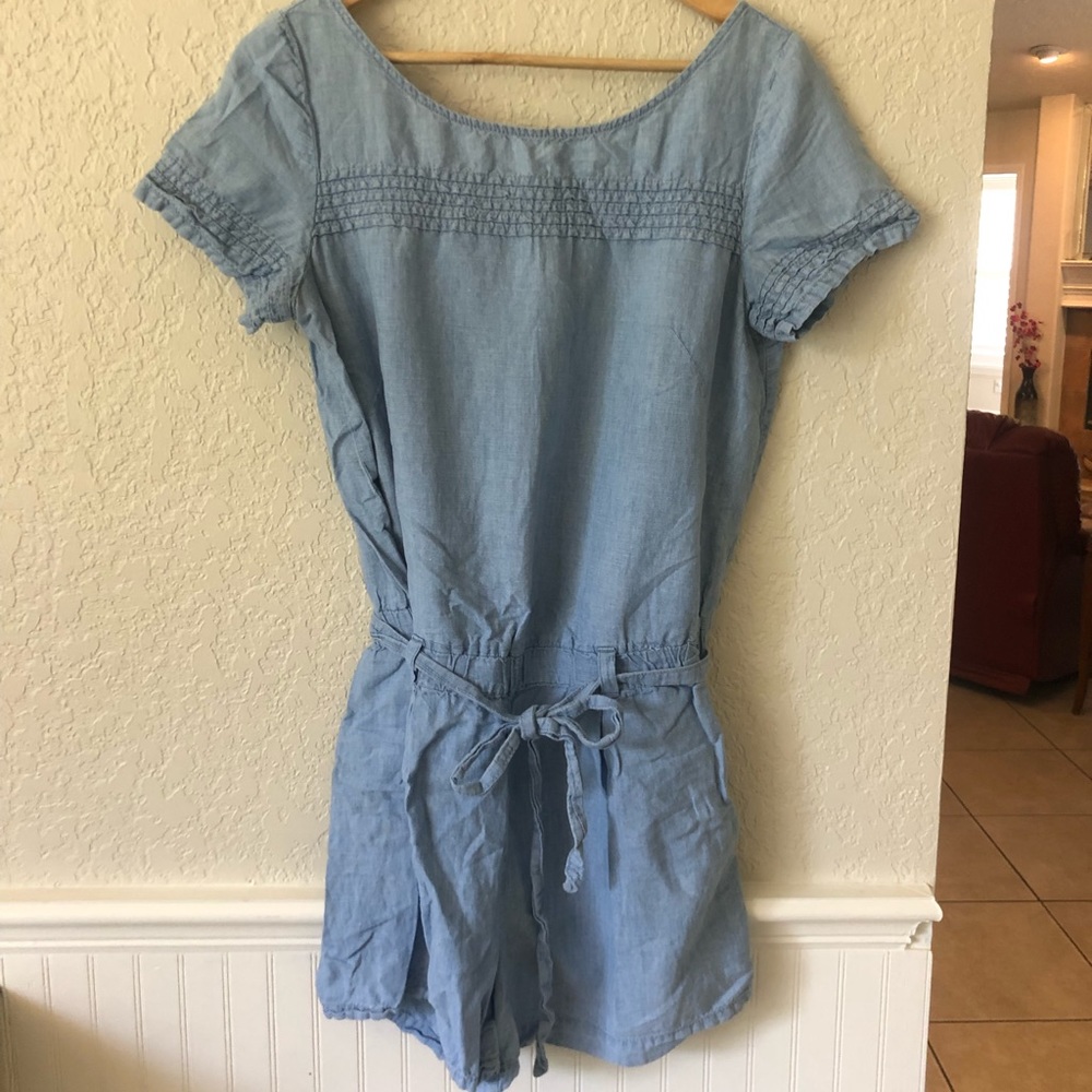 LOFT Chambray Romper